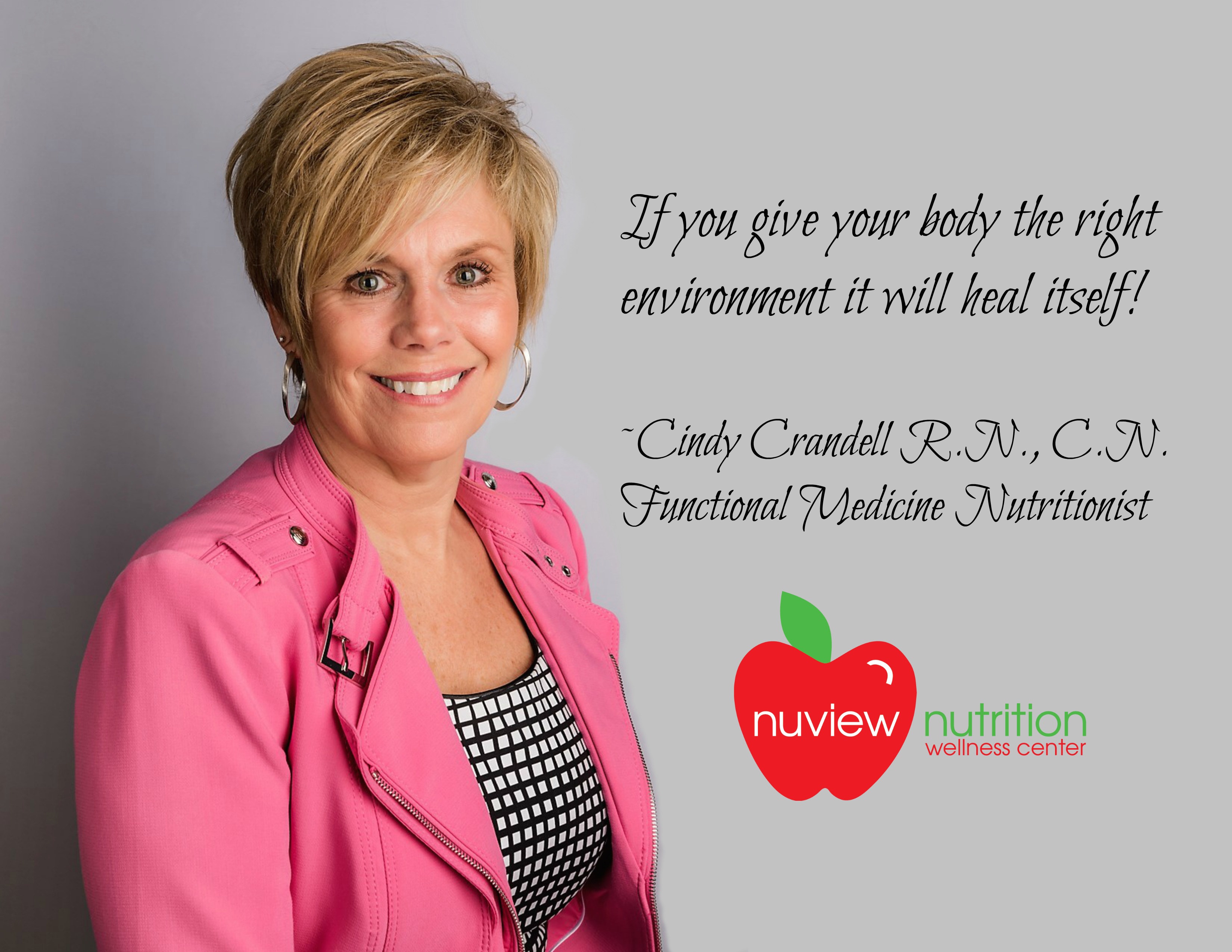 Cindy Crandell Functional Medicine R.N., C.N.Nuview Nutrition Wellness Cent...
